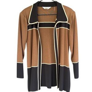 EUC Misook Open Front Sweater Size Medium